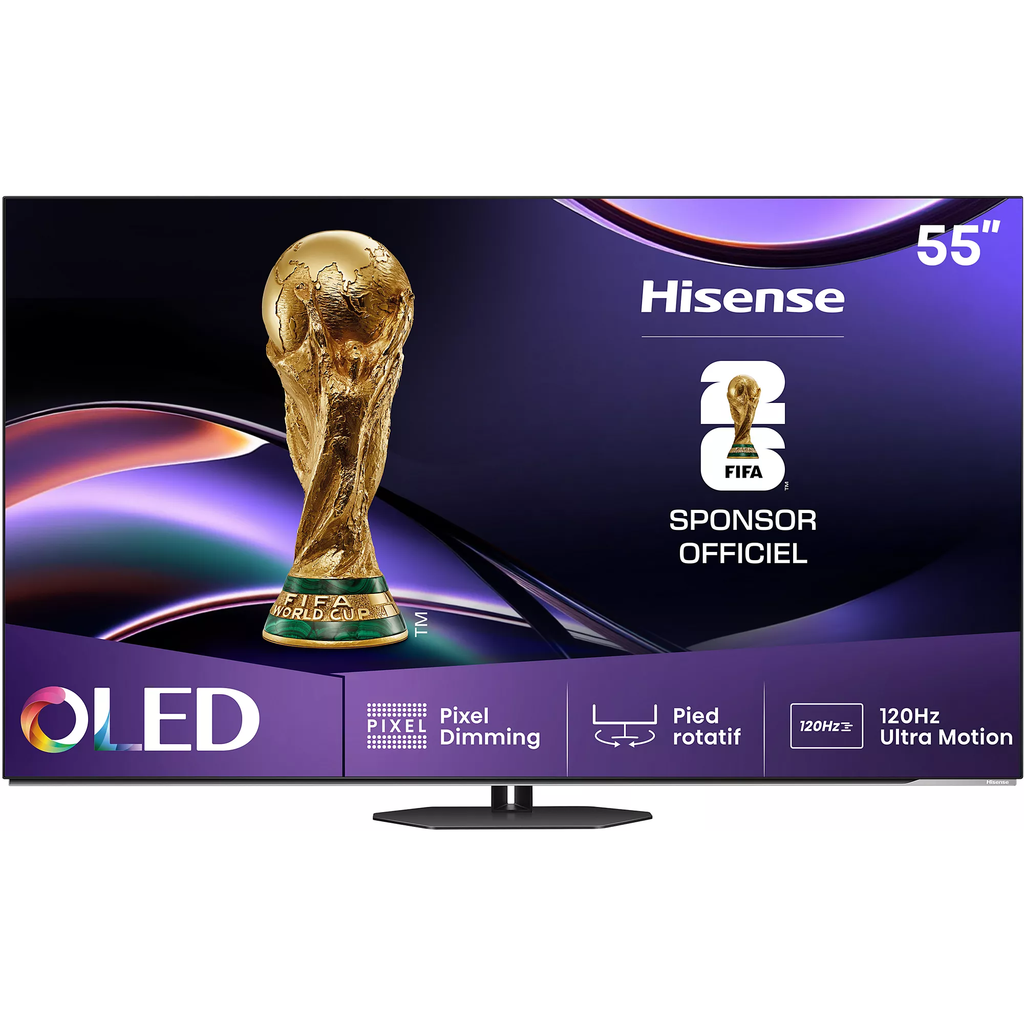 Téléviseur OLED Hisense 55A85Q 2025 – 55″ (139 cm)